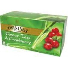 Twinings Green Tea & Cranberry, 25 Tea Bags, 40g