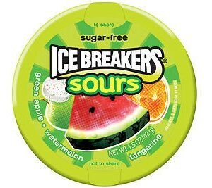 Ice Breakers Mix Fruits Sours Mouth Freshner 42 Grams