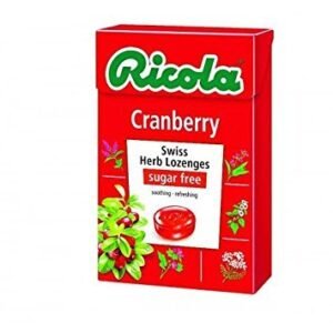 Ricola Cranberry Sugar Free Swiss Herb Drops, 40 g