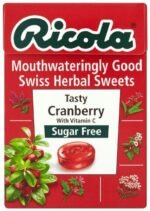 Ricola Cranberry Sugar Free Swiss Herb Drops 45g