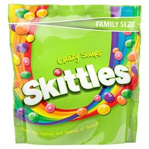 Skittles Crazy Sour Candy Packet, 196g