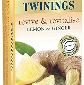 Twinings Lemon and Ginger Tea, 25 Tea Bags