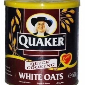 Quaker White Oats Tin, 500g
