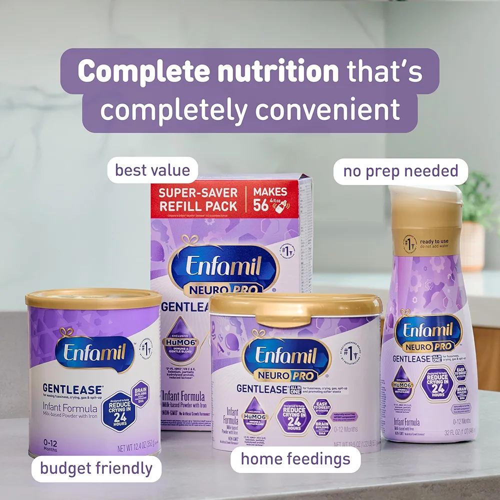 Enfamil Neuro Pro Gentlease Infant Formula (0-12m) - 862g - Image 4