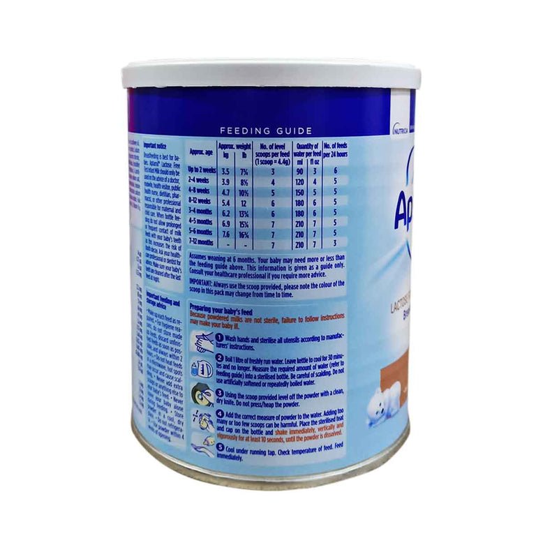 Aptamil Lactose Free First Infant Milk From Birth (0m+) - 400g - Image 3