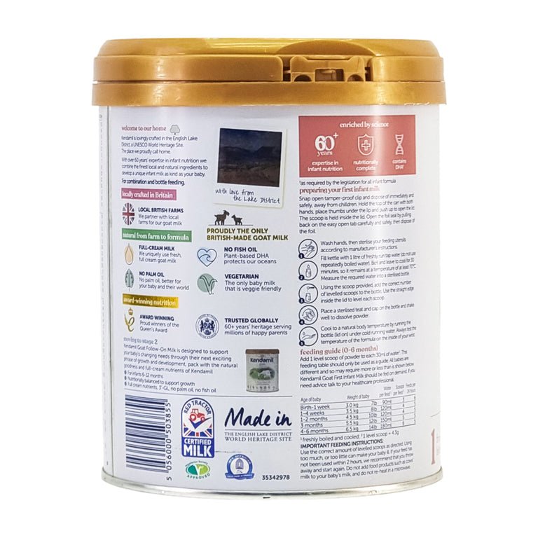 Kendamil Goat 1 First Infant Milk (0m+) - 800g - Image 2